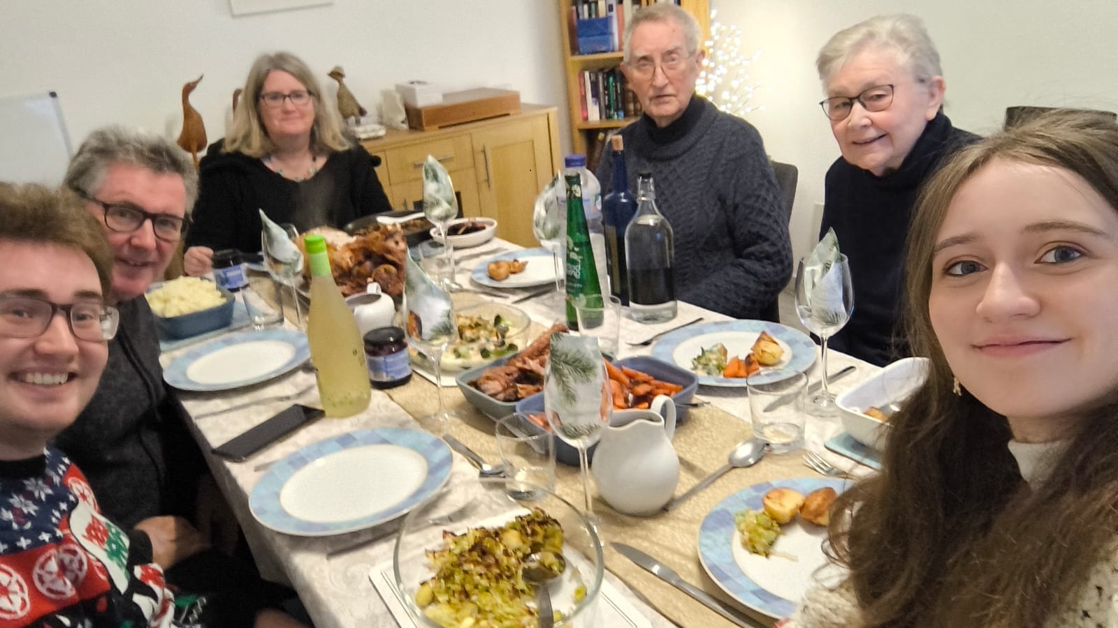 Miller family Christmas meal 2