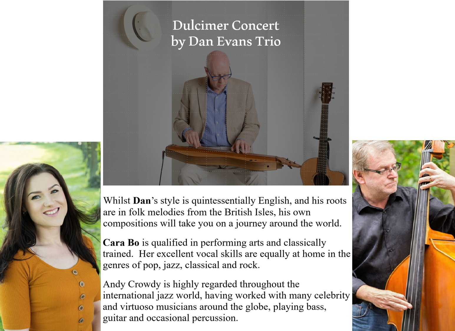 Dan Evans dulcimer trio